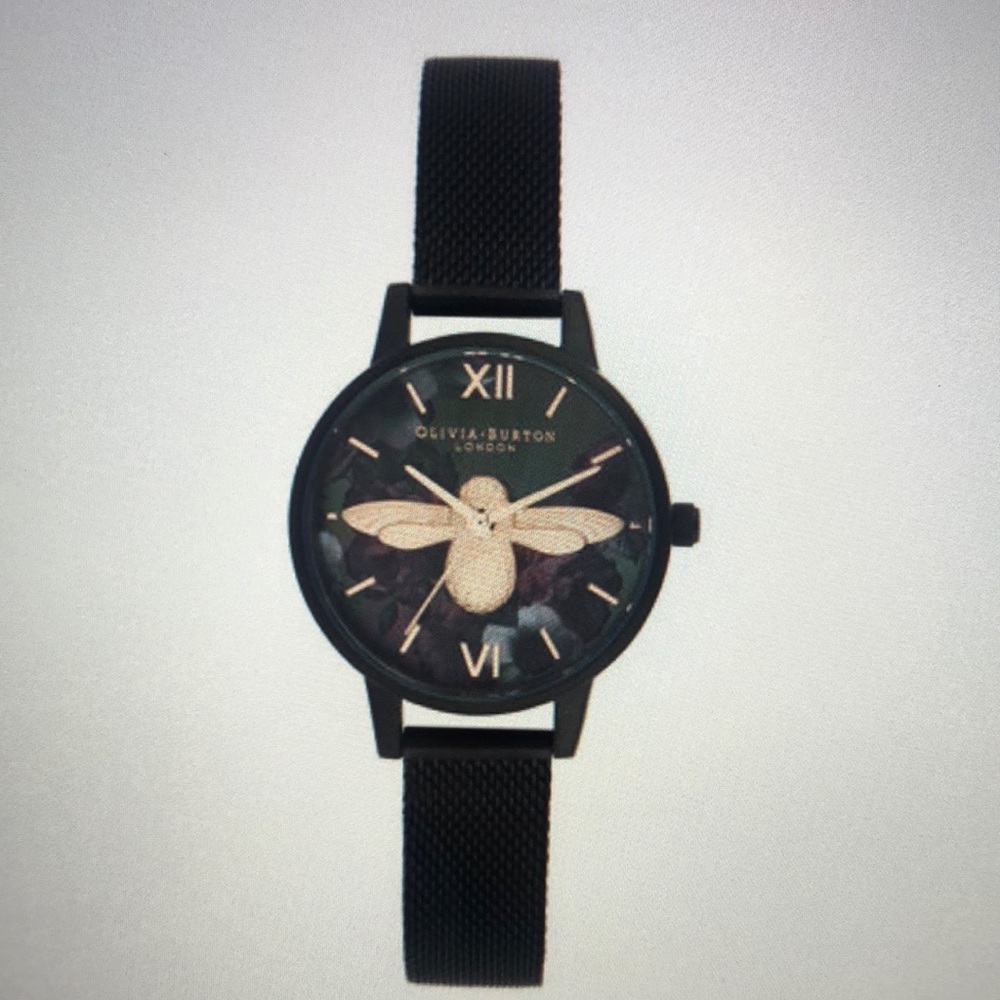 NWT Olivia Burton After Dark  Bee Mini Dial Watch